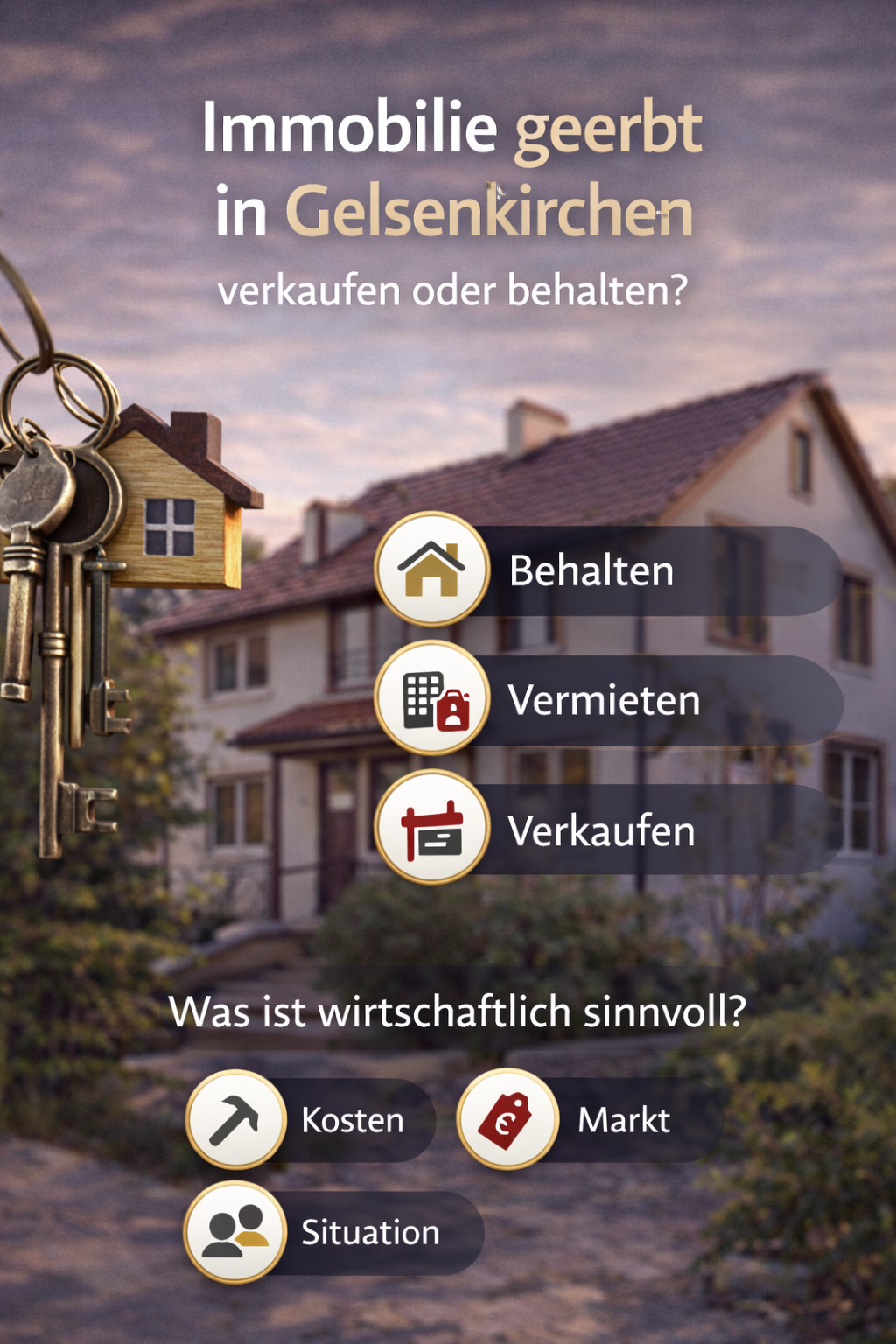 Geerbte Immobilie in Gelsenkirchen