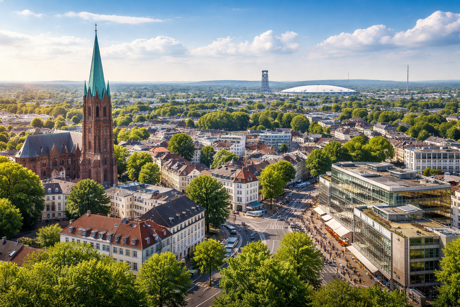 Stadtansicht von Gelsenkirchen