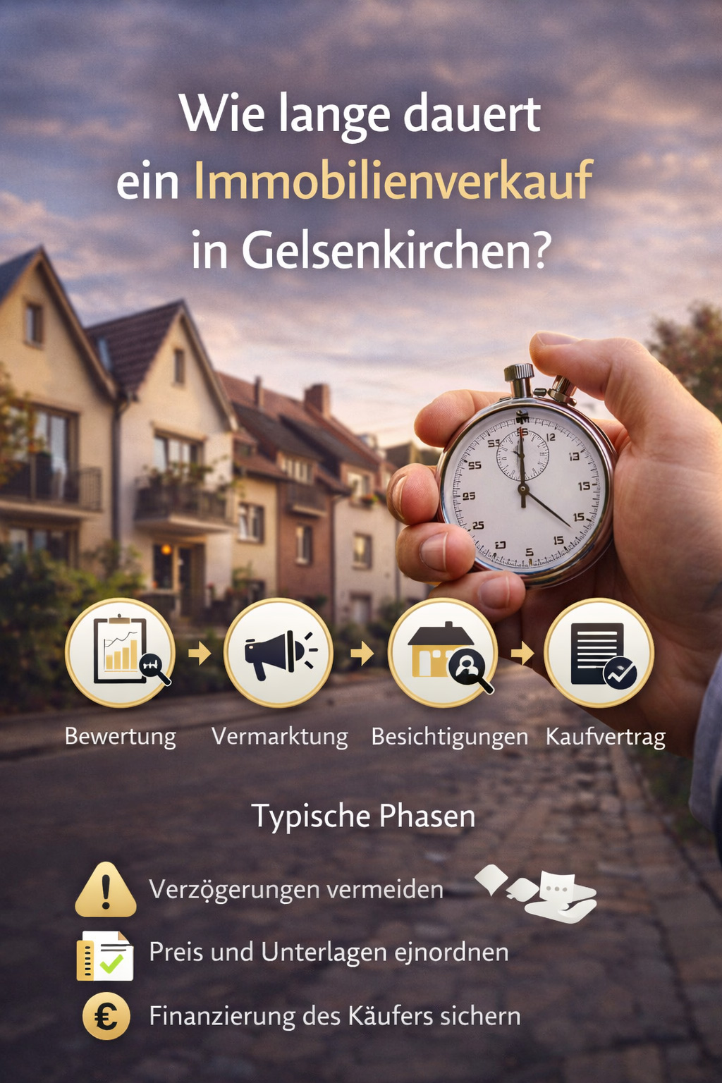 Wie lange dauert ein Immobilienverkauf in Gelsenkirchen