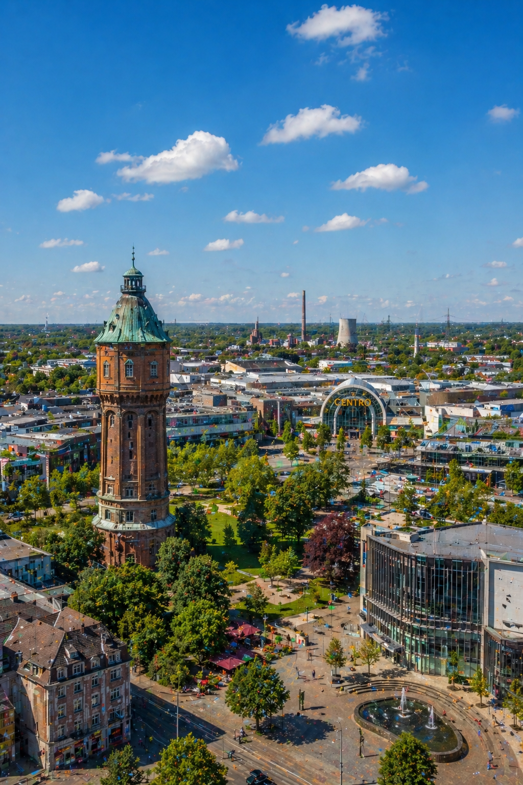 Oberhausen Stadtansicht