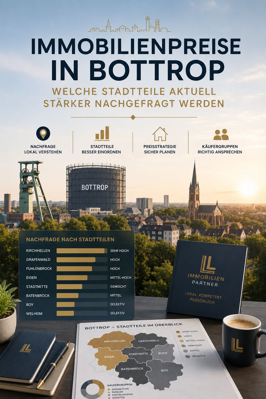 Immobilienpreise in Bottrop nach Stadtteilen