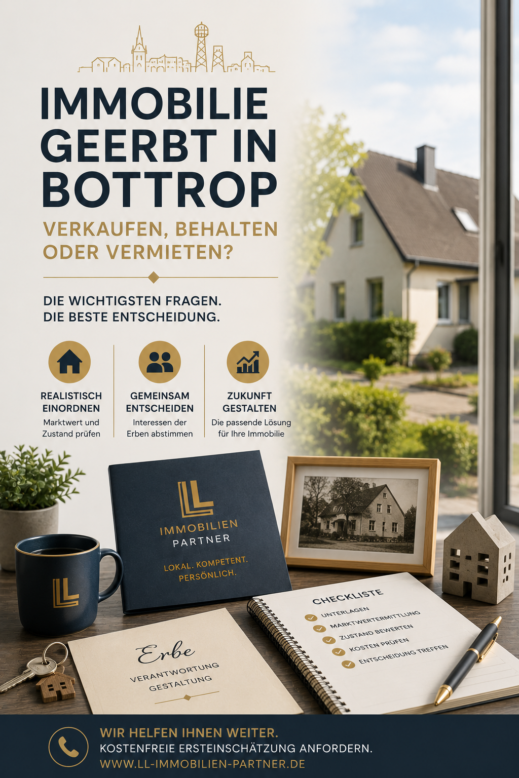 Geerbte Immobilie in Bottrop verkaufen oder behalten